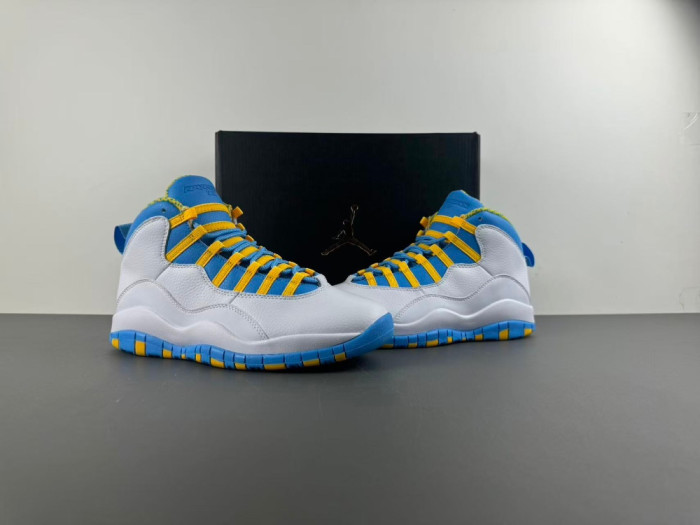 Air Jordan 10 Retro White Blue HJ6779 -112