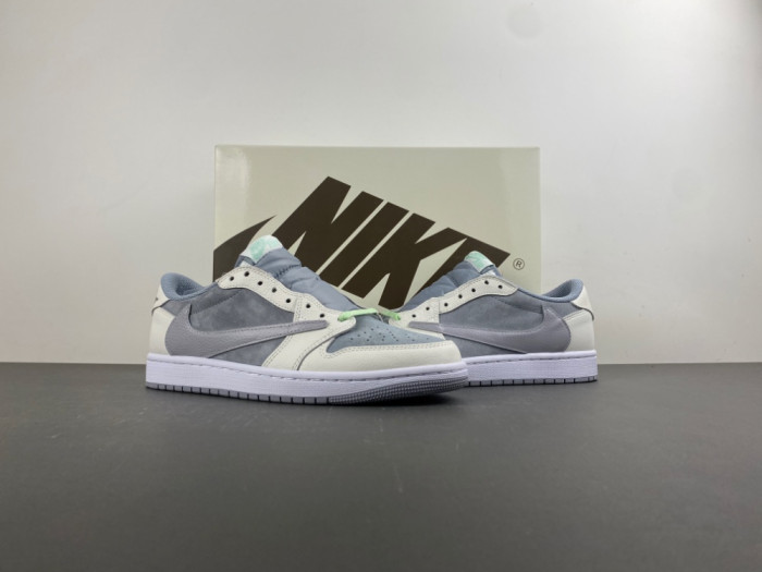 Travis Scott x Air Jordan 1 Low "Medium Olive"HQ2004-400