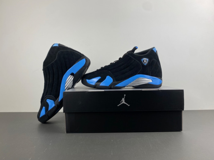 Air Jordan 14 "Black/University Blue" 487471-002