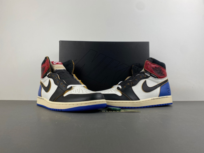 Air Jordan 1 Retro High OG SP Fragment x Union LA Varsity Red Sport Royal IO7847-002