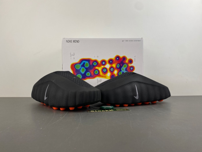 nike mind 001 slide black Chr0me hq4307-001