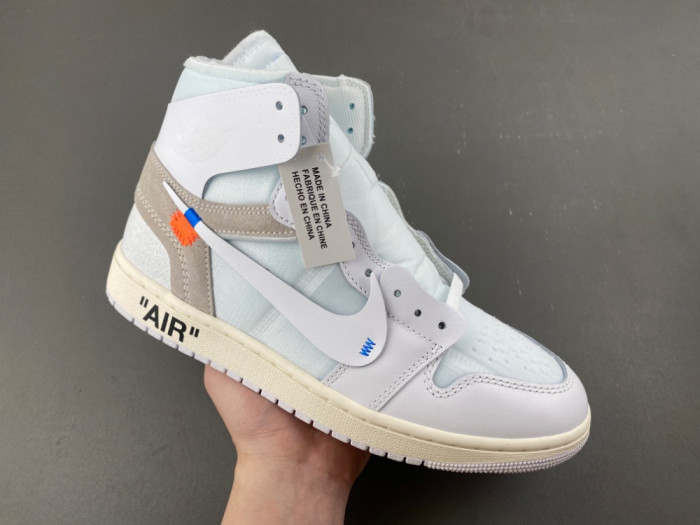 Virgil Abloh Archive x Air Jordan 1 Retro High Off-White Alaska AA3834-100