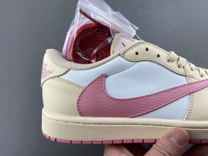 Air Jordan 1 Retro Low OG SP Travis Scott Shy Pink IQ7604-100