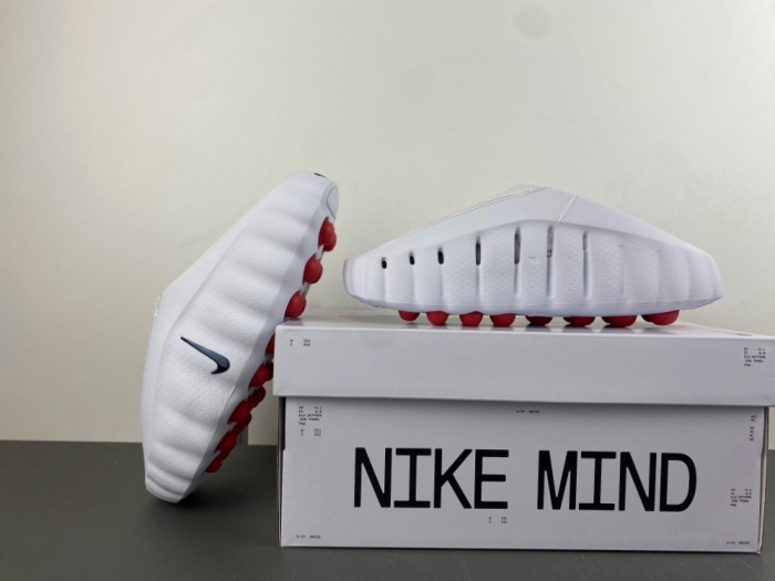 Nike Mind 001 Slide White Speed Red HQ4307-101