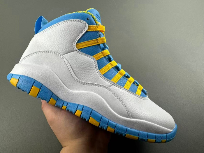 Air Jordan 10 Retro White Blue HJ6779 -112