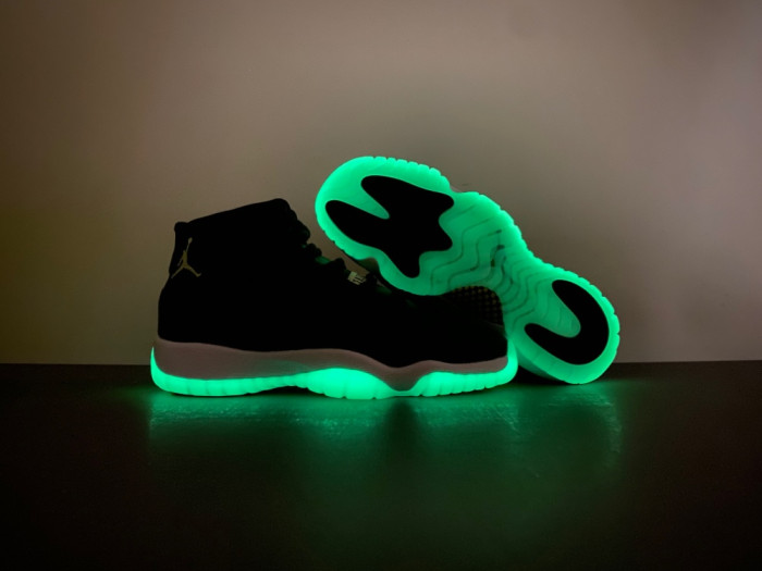 Air Jordan 11 Retro Black Barely Volt - IB1378-001