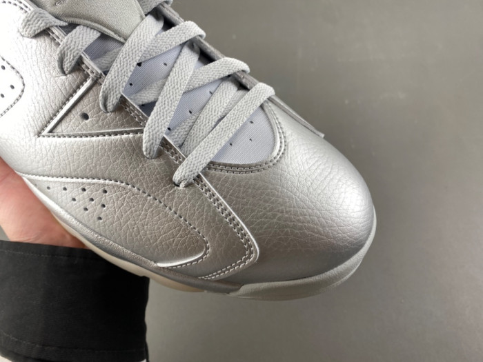 Air Jordan 6 Retro PSG Paris Saint-Germain Silver IQ5135-001