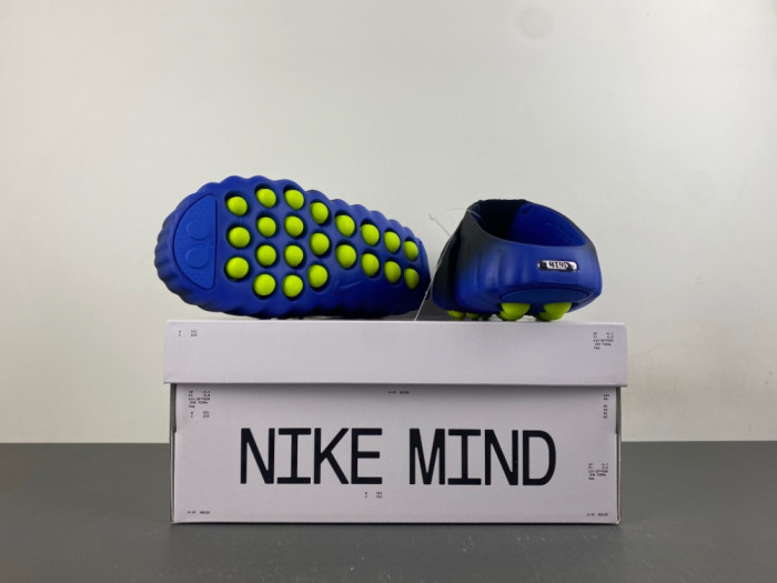 Nike Mind 001 Flyknit Slide Hyper Royal Black IR2175-400