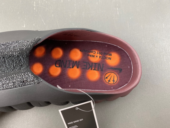 Nike Mind 001 Flyknit Slide Bronze Eclipse Total Orange IR2175-200