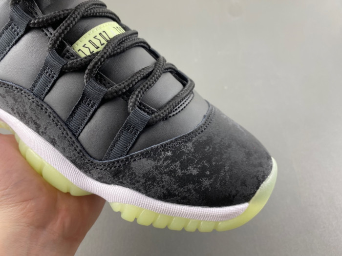 Air Jordan 11 Retro Black Barely Volt - IB1378-001