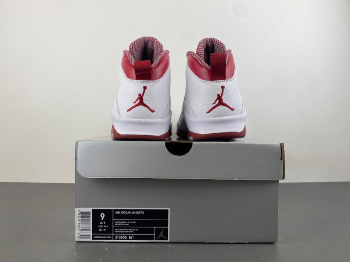 Air Jordan 10 Retro Red Steel 310805-161