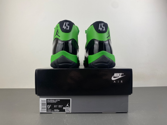 Air Jordan 11 Green and black CT8012-310