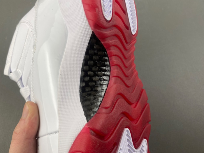 Air Jordan 11 white and red CT8012-160