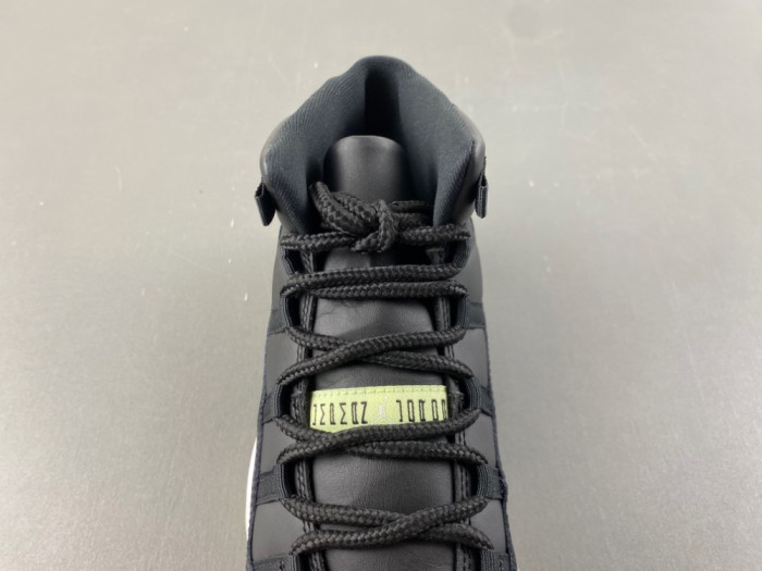 Air Jordan 11 Retro Black Barely Volt - IB1378-001