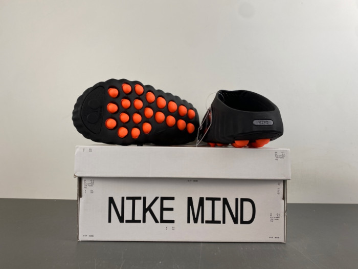 nike mind 001 slide black Chr0me hq4307-001
