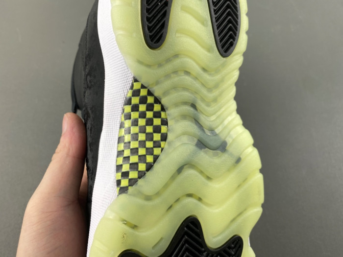Air Jordan 11 Retro Black Barely Volt - IB1378-001