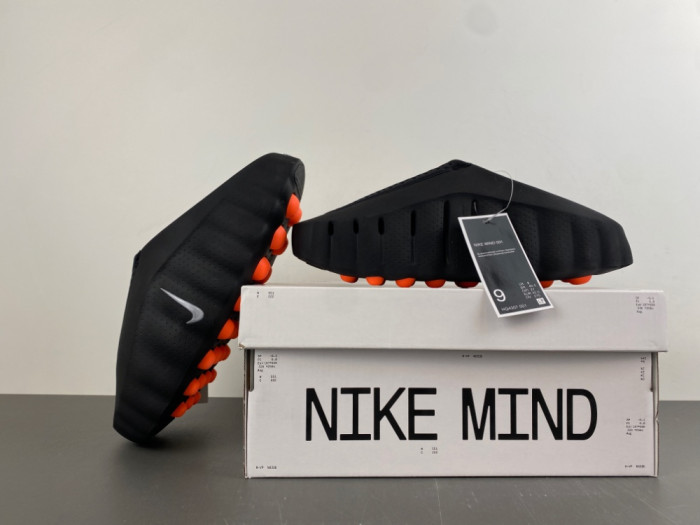 nike mind 001 slide black Chr0me hq4307-001