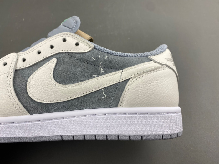 Travis Scott x Air Jordan 1 Low "Medium Olive"HQ2004-400