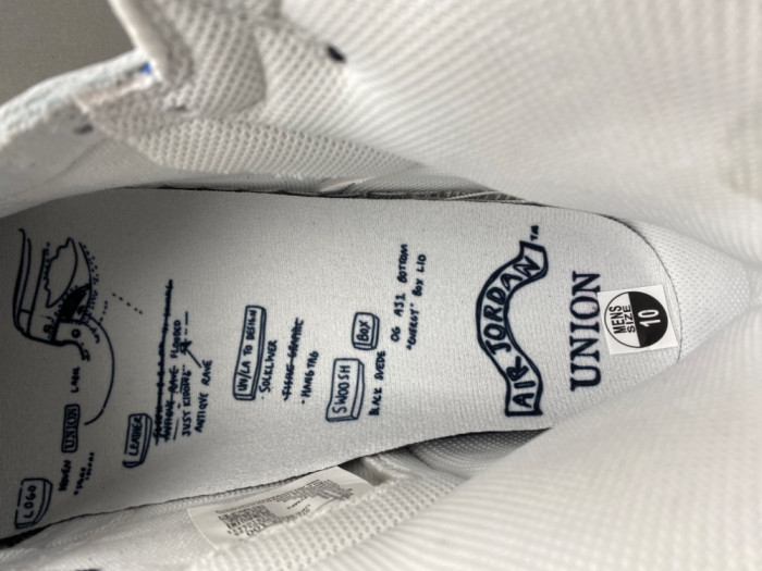 Air Jordan 1 Retro High OG SP Fragment x Union LA White Black II7282-100