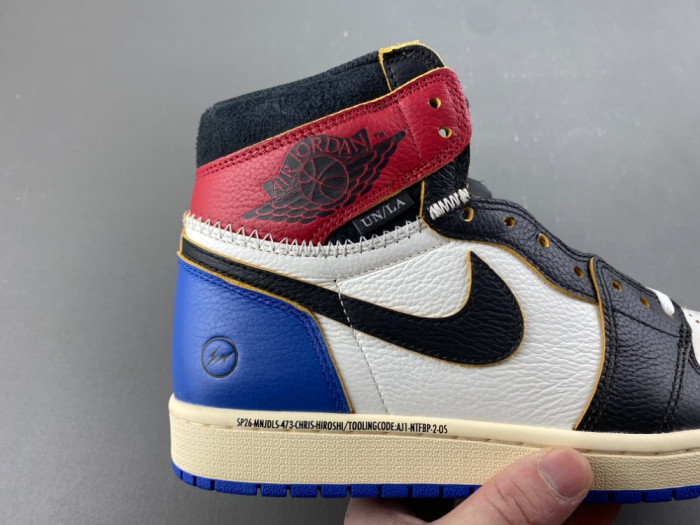 Air Jordan 1 Retro High OG SP Fragment x Union LA Varsity Red Sport Royal IO7847-002