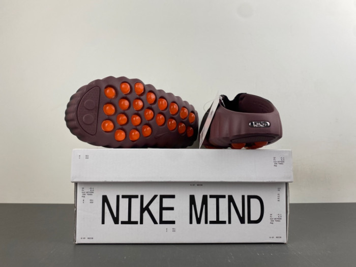 Nike Mind 001 Flyknit Slide Bronze Eclipse Total Orange IR2175-200