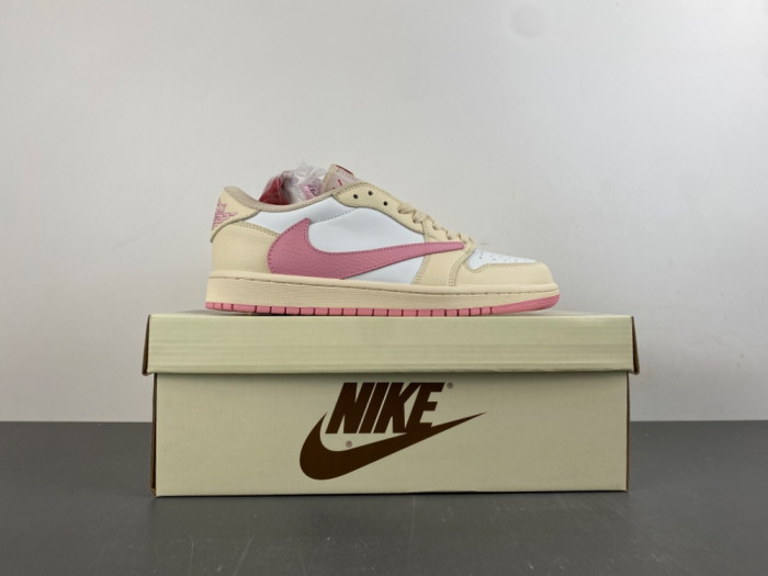 Air Jordan 1 Retro Low OG SP Travis Scott Shy Pink IQ7604-100