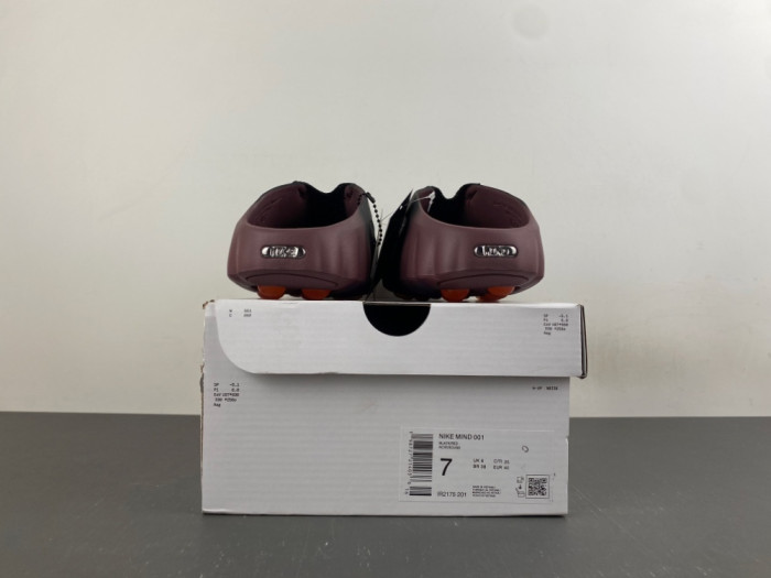 Nike Mind 001 Flyknit Slide Bronze Eclipse Total Orange IR2175-200