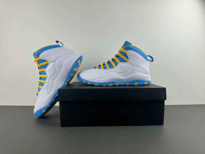 Air Jordan 10 Retro White Blue HJ6779 -112