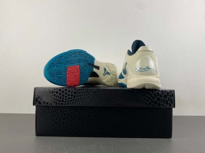 Nike Kobe 5 Protro Caitlin Clark Coconut Milk Spruce IZ1852-100