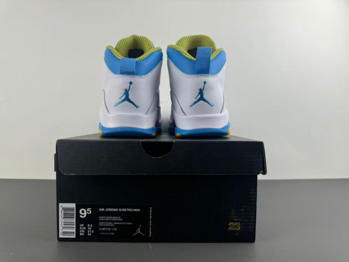 Air Jordan 10 Retro White Blue HJ6779 -112