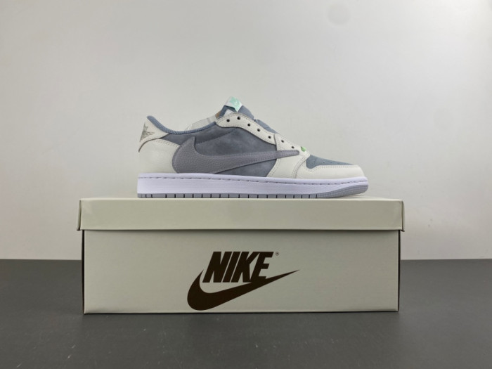 Travis Scott x Air Jordan 1 Low "Medium Olive"HQ2004-400
