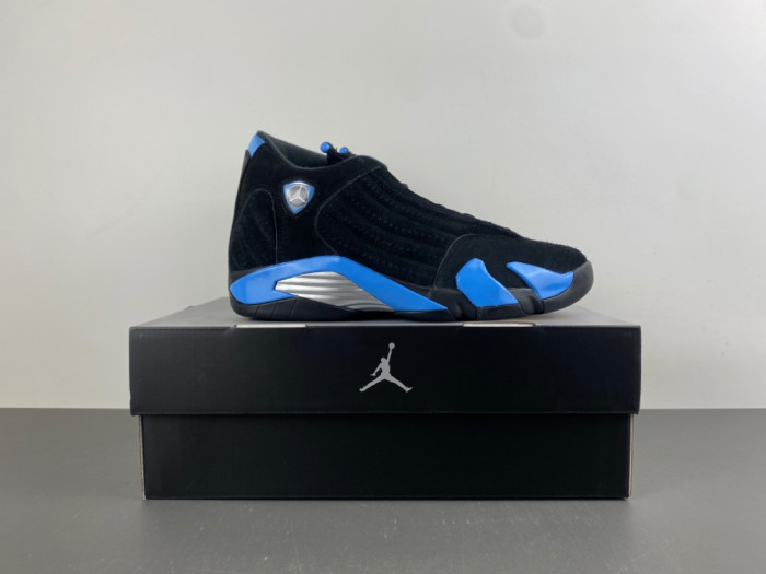 Air Jordan 14 "Black/University Blue" 487471-002