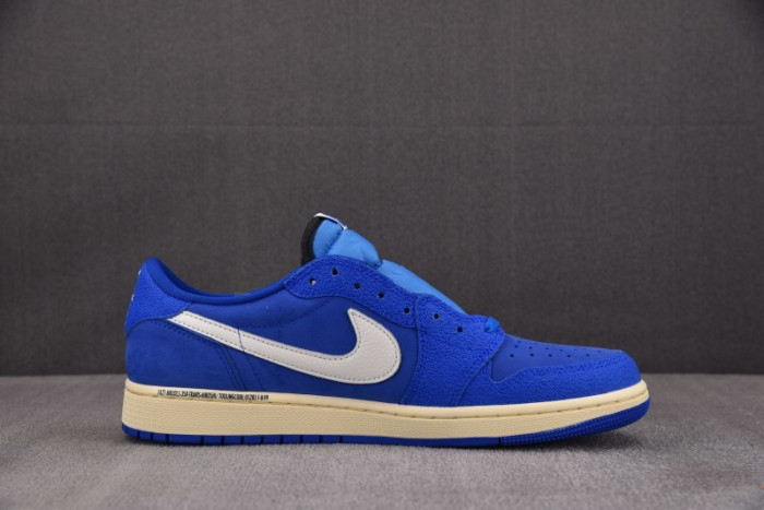 Air Jordan 1 Retro Low OG SP Fragment x Travis Scott Blue DM7866 - 400