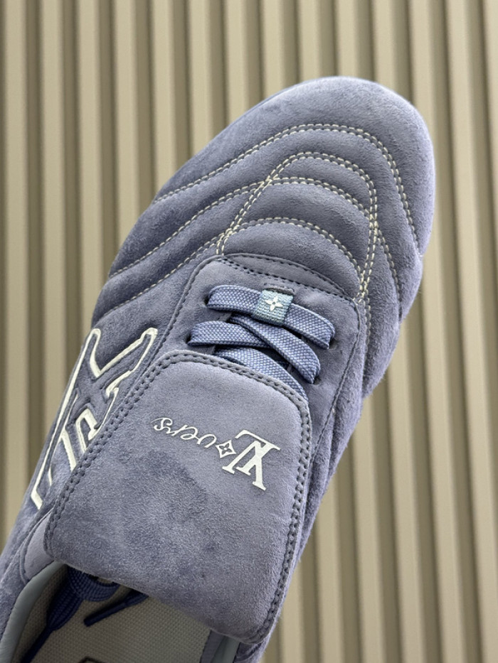 Lou1su1tt Footprint Soccer Blue