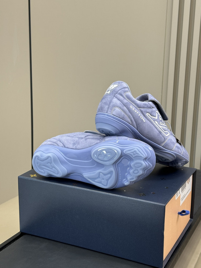 Lou1su1tt Footprint Soccer Blue